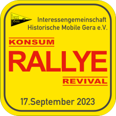 Plakette KONSUM-Rallye Revival 2023