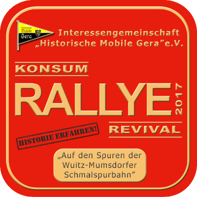 Plakette KONSUM-Rallye Revival 2017